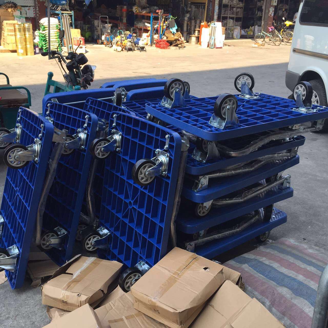 平板车 全静音胶板手推车 工具车可折叠 载重王胶板车 特价