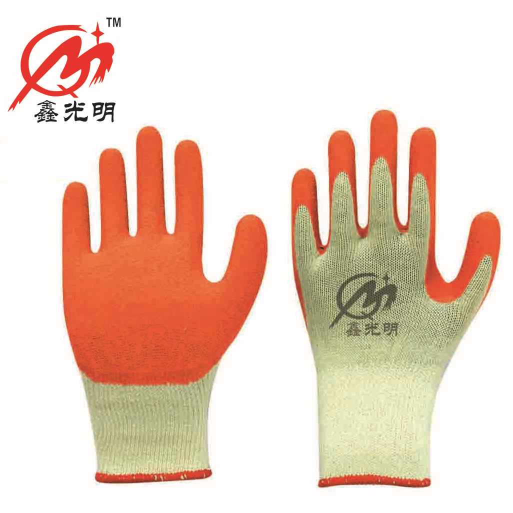 Ten-Pin Pleated Protective Gloves, Non-Slip Wear-Resistant Gloves, Xinguangming Pleated Protective Gloves