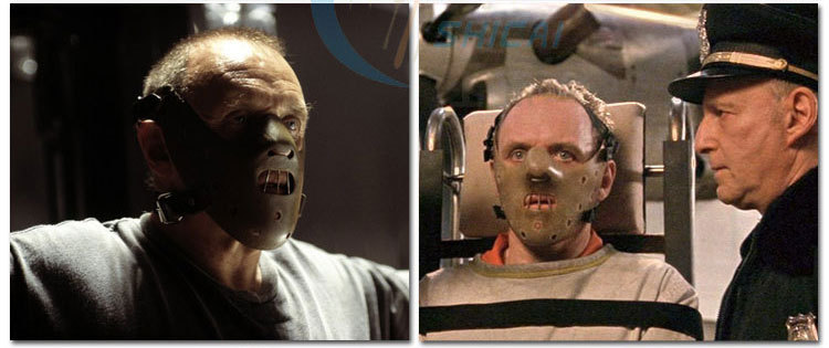 厂家直供树脂工艺 沉默的羔羊面具 汉尼拔面具 三色可选