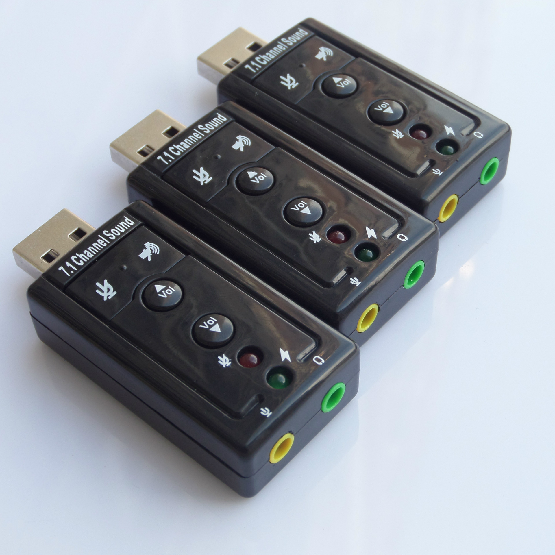 工厂现货模拟71声道声卡usb贴片声卡电脑外置声卡支持混批