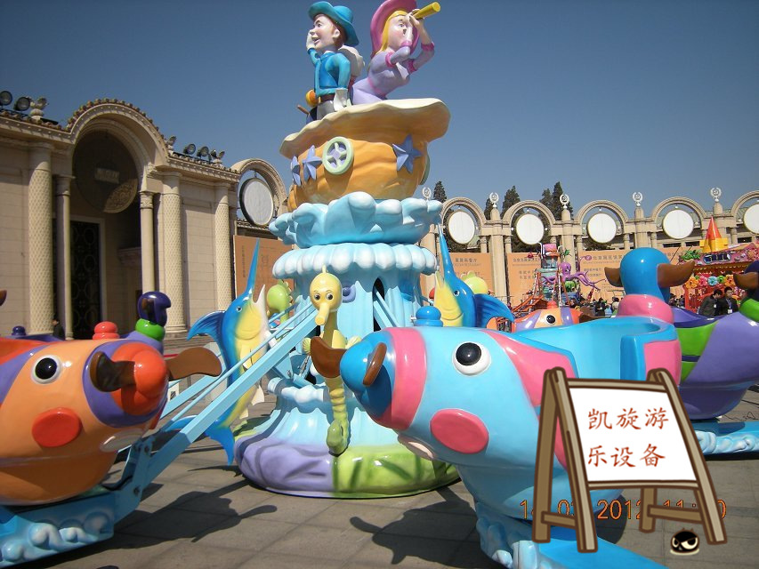 游乐场好玩的儿童游乐设备 旋转自控飞机 郑州凯旋游乐