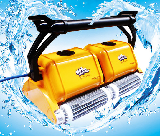 供应泳池进口海豚3002全自动泳池清洗机 吸污机水下吸尘器