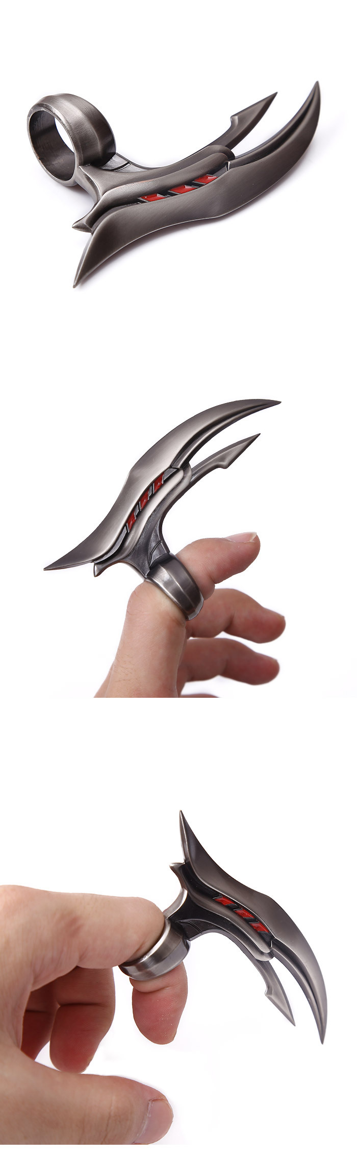 英雄联盟lol周边 上古战魂魔腾指套 合金武器兵器道具模型