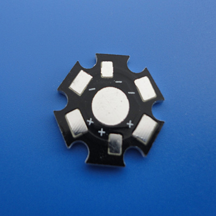 厂家直销led铝基板 1w 直径20mm大功率梅花板大量现货供应