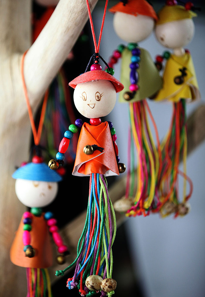 爆款云南民族手工艺品装饰品民族风挂件大油线人挂饰 大量批发