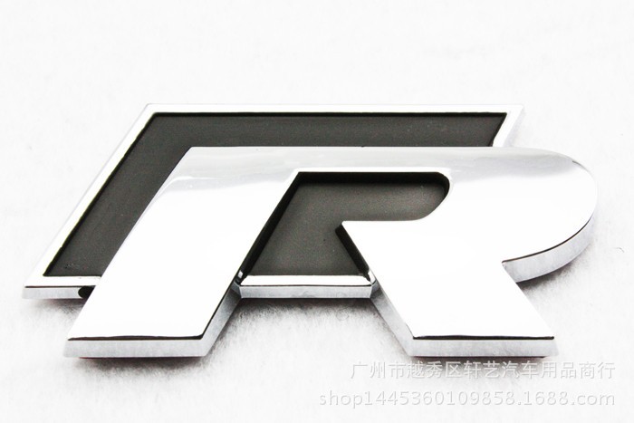 大众高尔夫6 7 polo 新速腾 尚酷 cc 改装r车标 改装标 rline侧标
