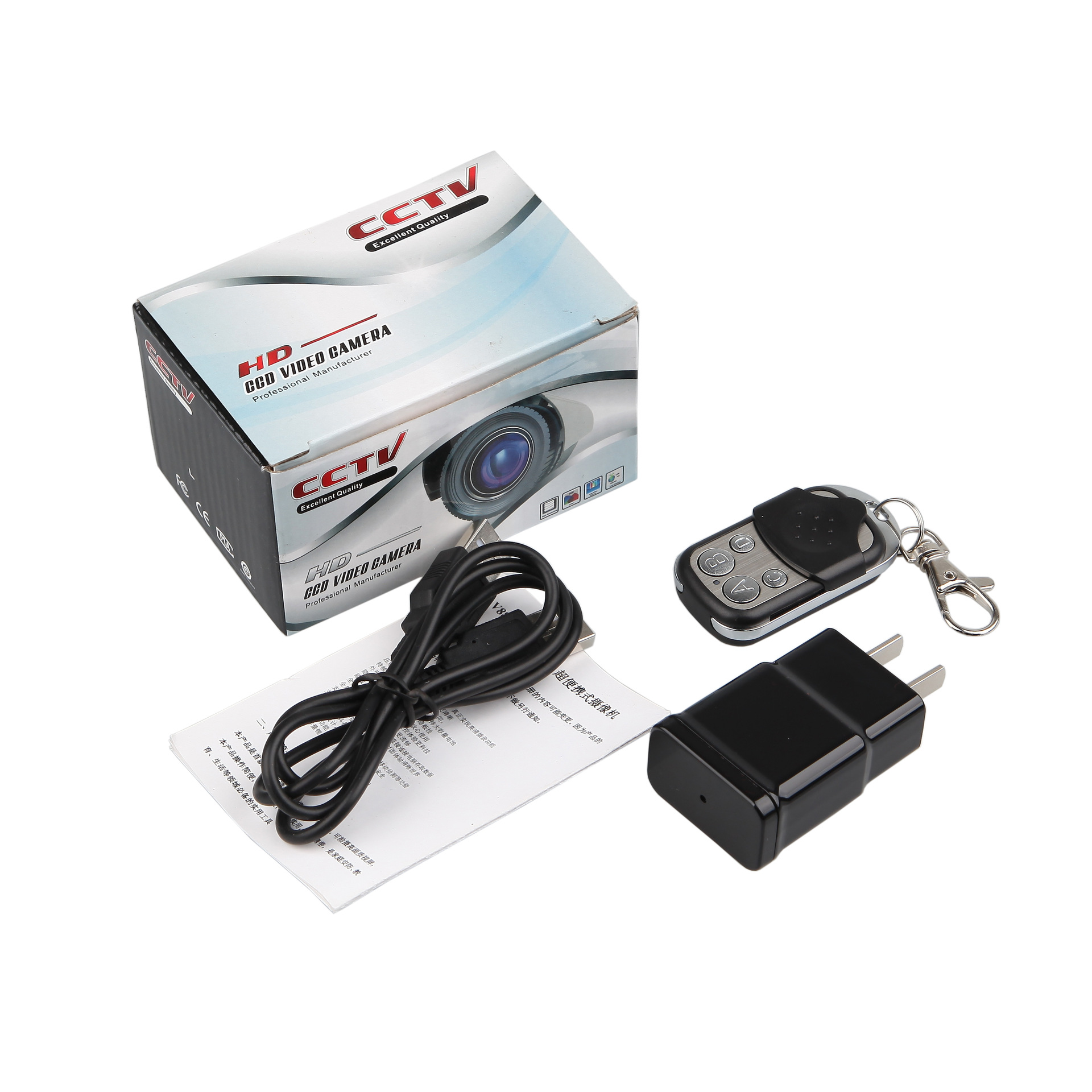 新品1080p无孔摄像 机家居安防充电头高清摄像机