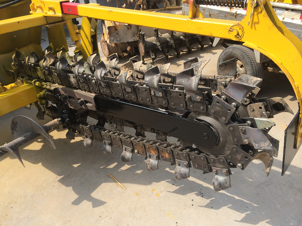 厂家直供耕种链式齿轮开沟机拖拉机链条开沟机