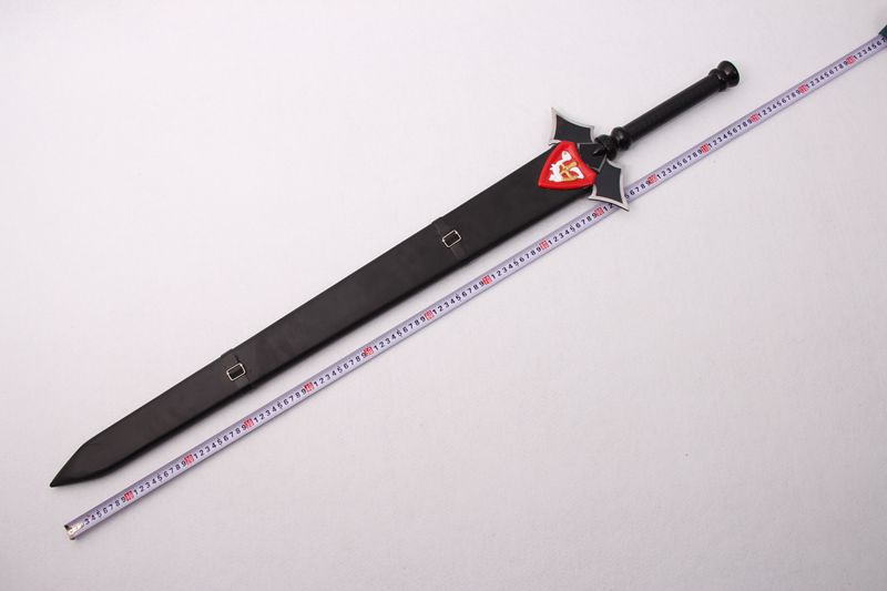 刀剑神域黑剑阐释者逐暗者金属cosplay未开刃