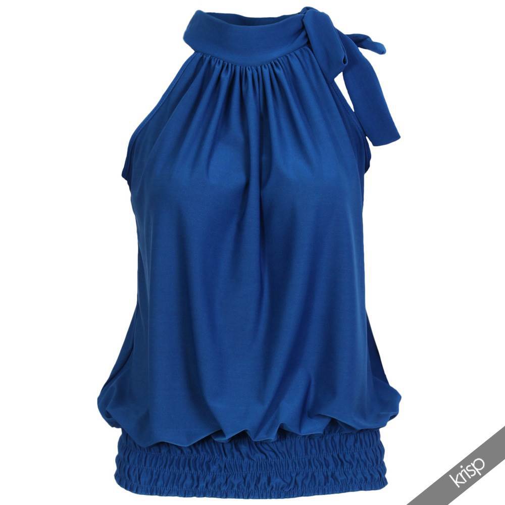 ebay速卖通wish 抽褶吊带性感的t恤