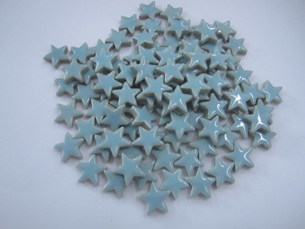 批发星星形状陶瓷马赛克瓷砖 儿童diy材料包 幼儿园手工材料