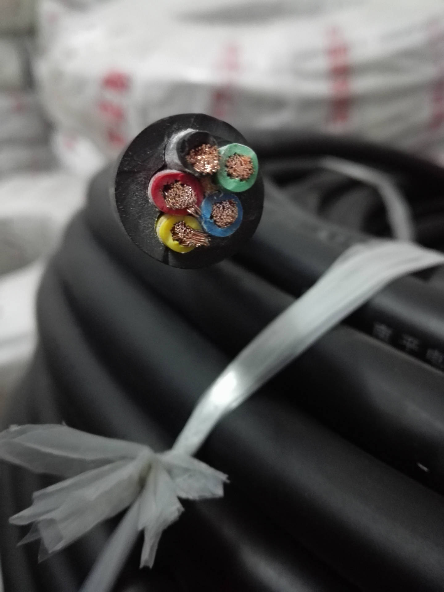 铜芯电缆yz2 3 4芯*1 1.5 2.5 4平方护套线防水控制电缆线电源线