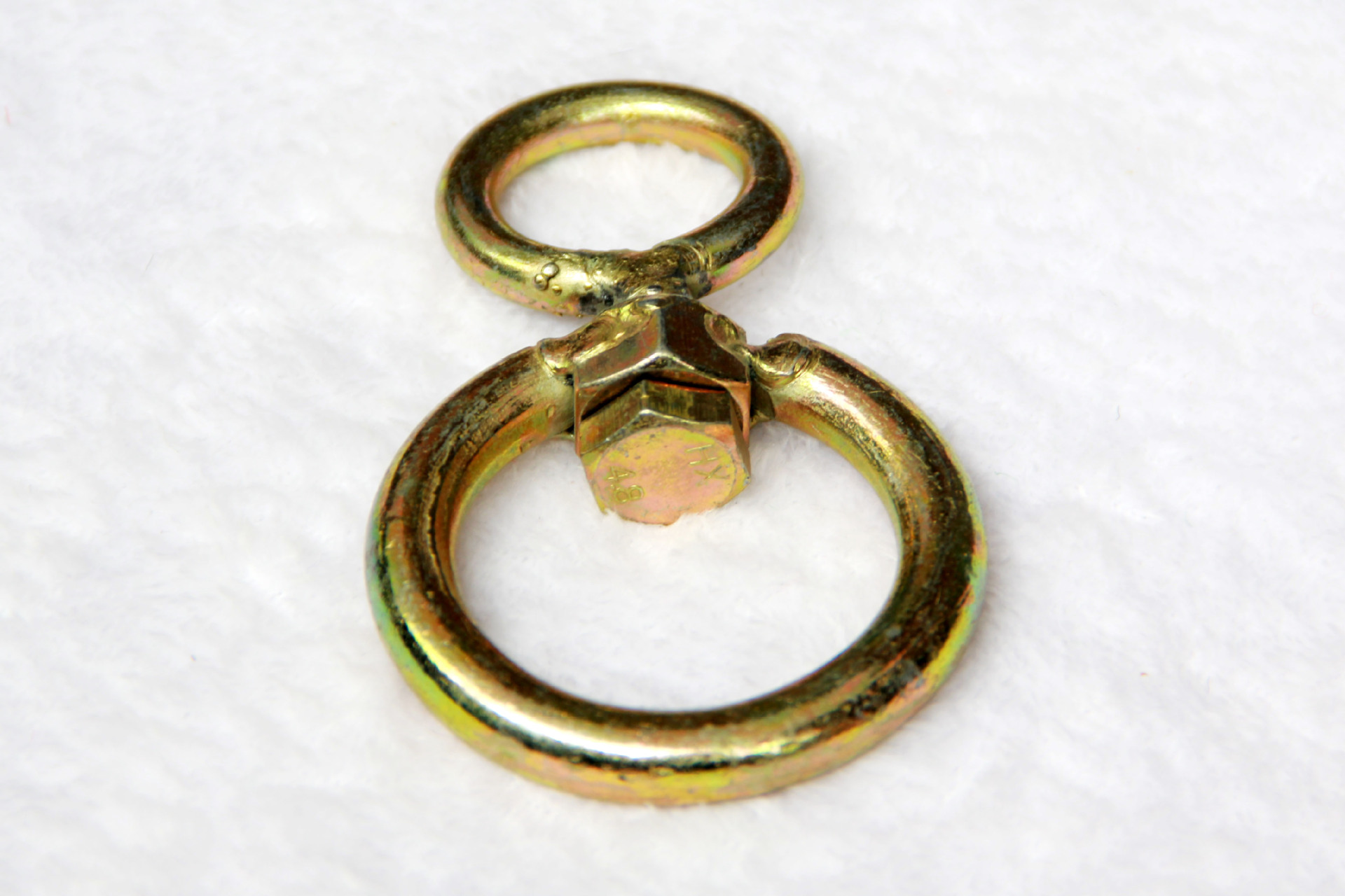 厂家直销各种型号五彩万向转环 链条扣环 镀五彩连接环