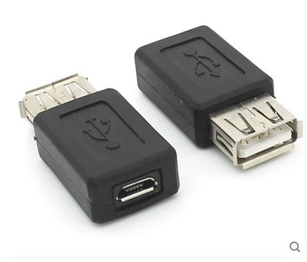 usb母转micro usb母转接头5p安卓手机母口移动电源转usb转换头