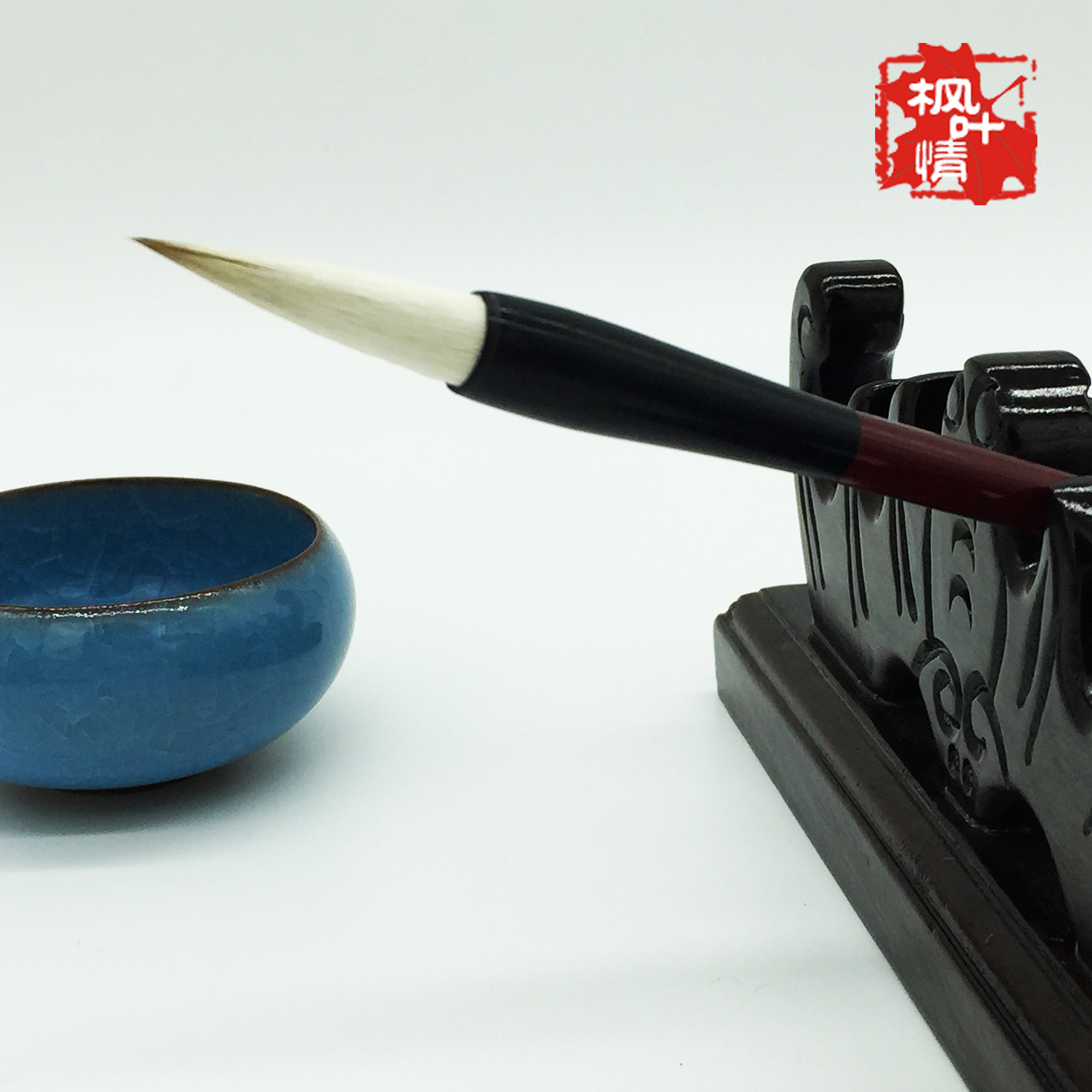 文港毛笔 文房四宝 学生书法 一品兼毫笔 兼毫毛笔 质量好不分叉