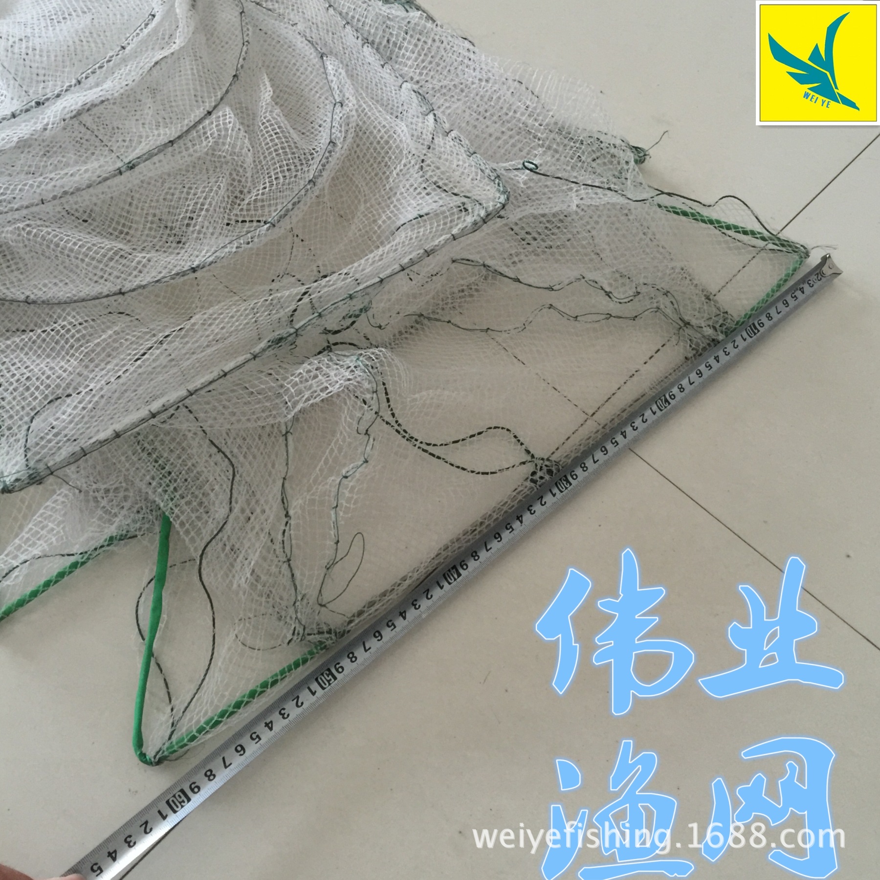 厂家直销20米长 25门地笼 虾笼 地笼