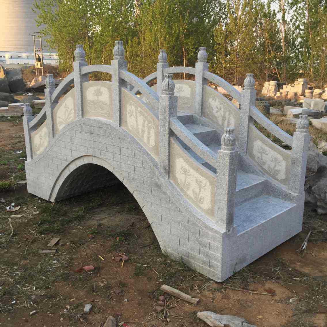 专业加工大理石花冈岩石雕拱桥精品推荐