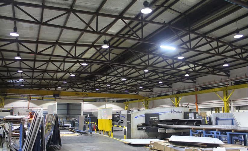 厂家直销led工矿灯鳍片散热 超市工厂体育馆天棚厂房灯