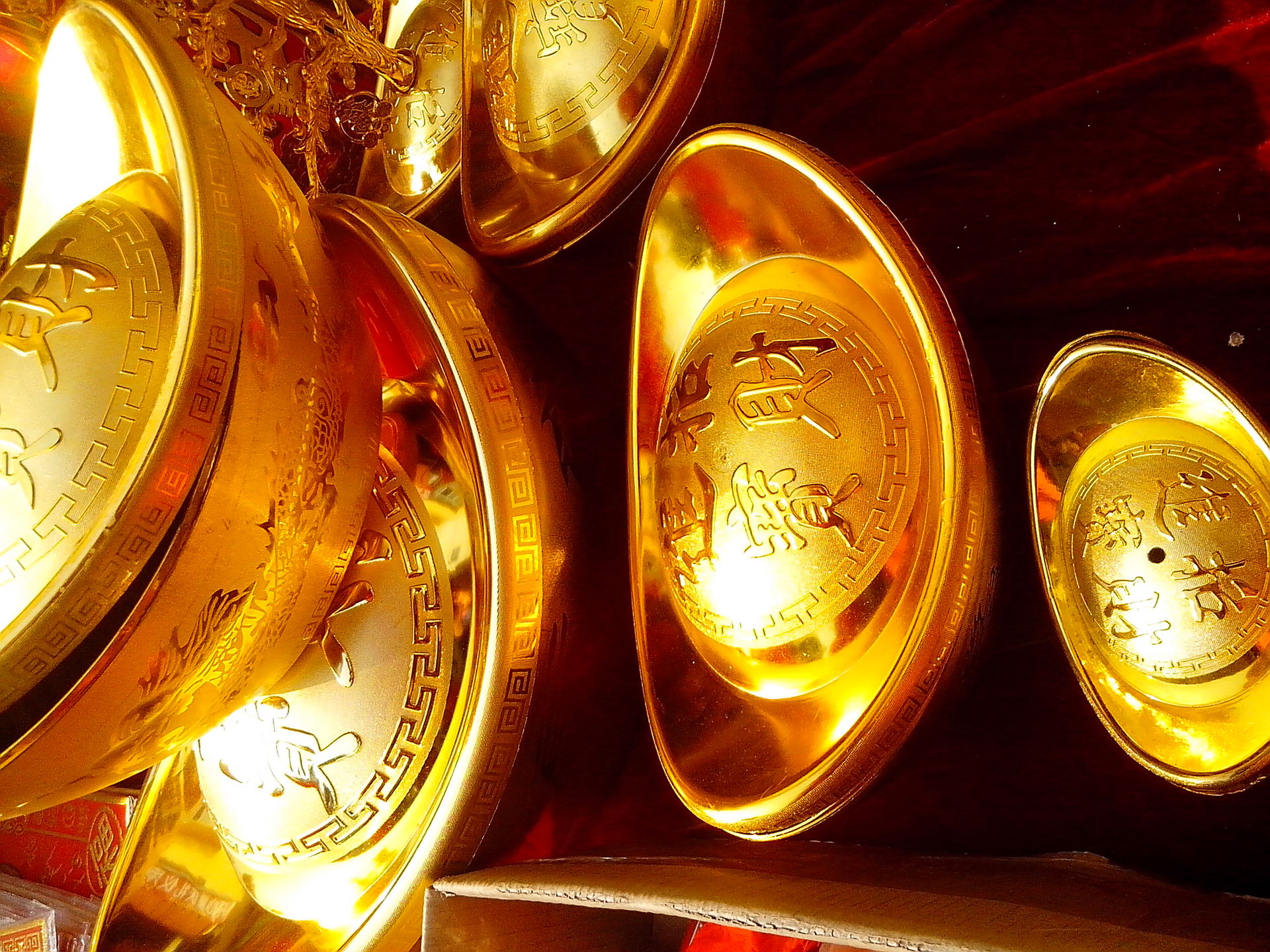 金元宝/仿真金元宝塔/空心元宝招财摆件/元宝塔装饰