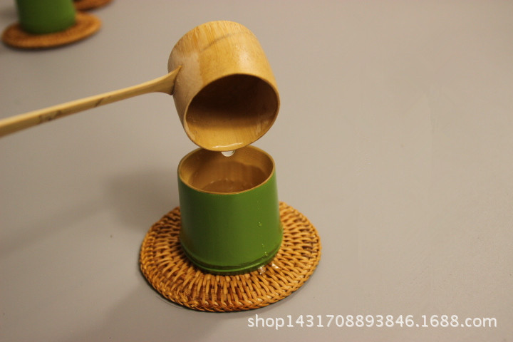 高档和风竹水杯 竹制清酒杯 茶筒工艺品 日式竹筒 竹制品一件代发