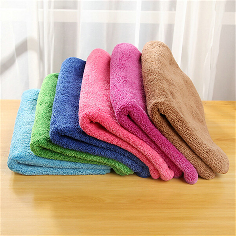 家减尘除 韩国珊瑚绒地板布 悬挂双层加厚 40x60cm包边珊瑚绒抹布