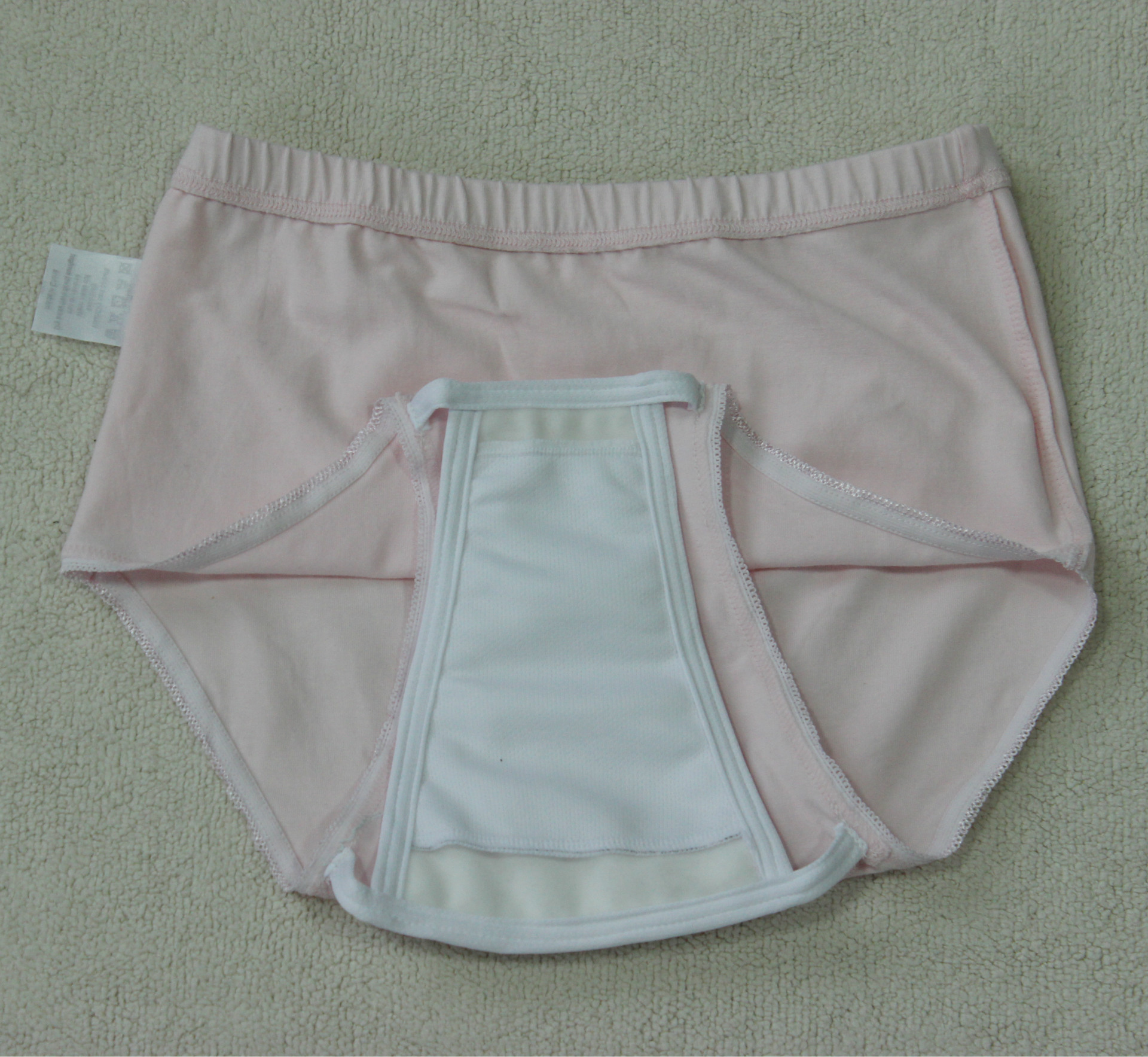 厂家批发一件代发纯棉防侧漏成人用高腰生理-内裤