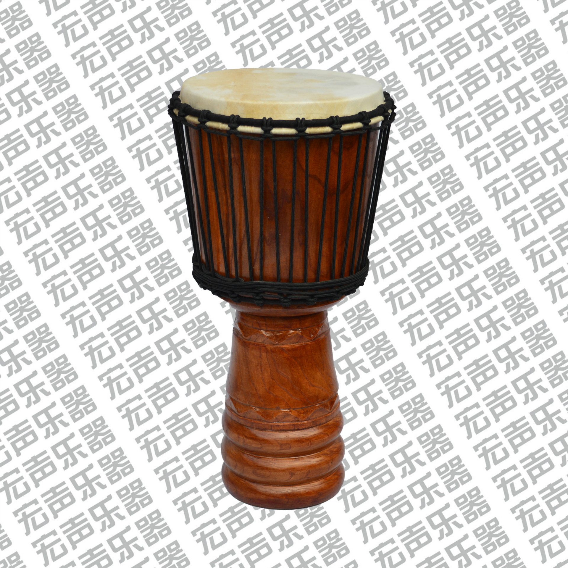 特价 整木掏空11寸非洲手鼓 高密度山槐木非洲鼓 山羊生皮脊背皮