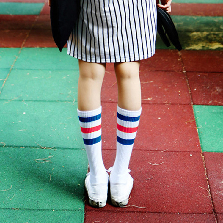 三条杠长筒袜子男女白棉个性堆堆袜街头滑板袜韩国高筒潮流先驱袜