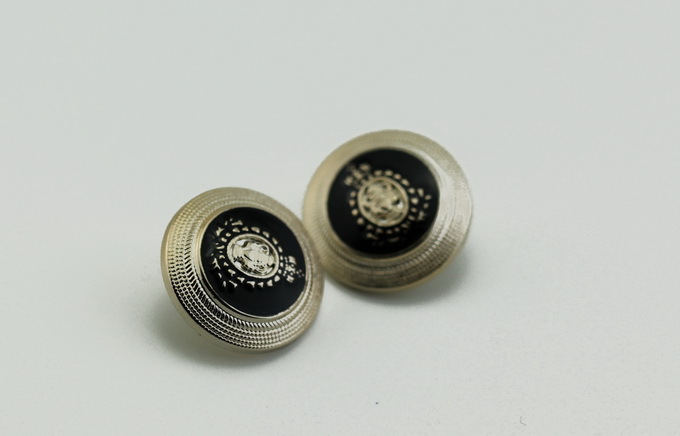 供应树脂纽扣21mm uv玫瑰金/滴油 服饰配件手工diy材料