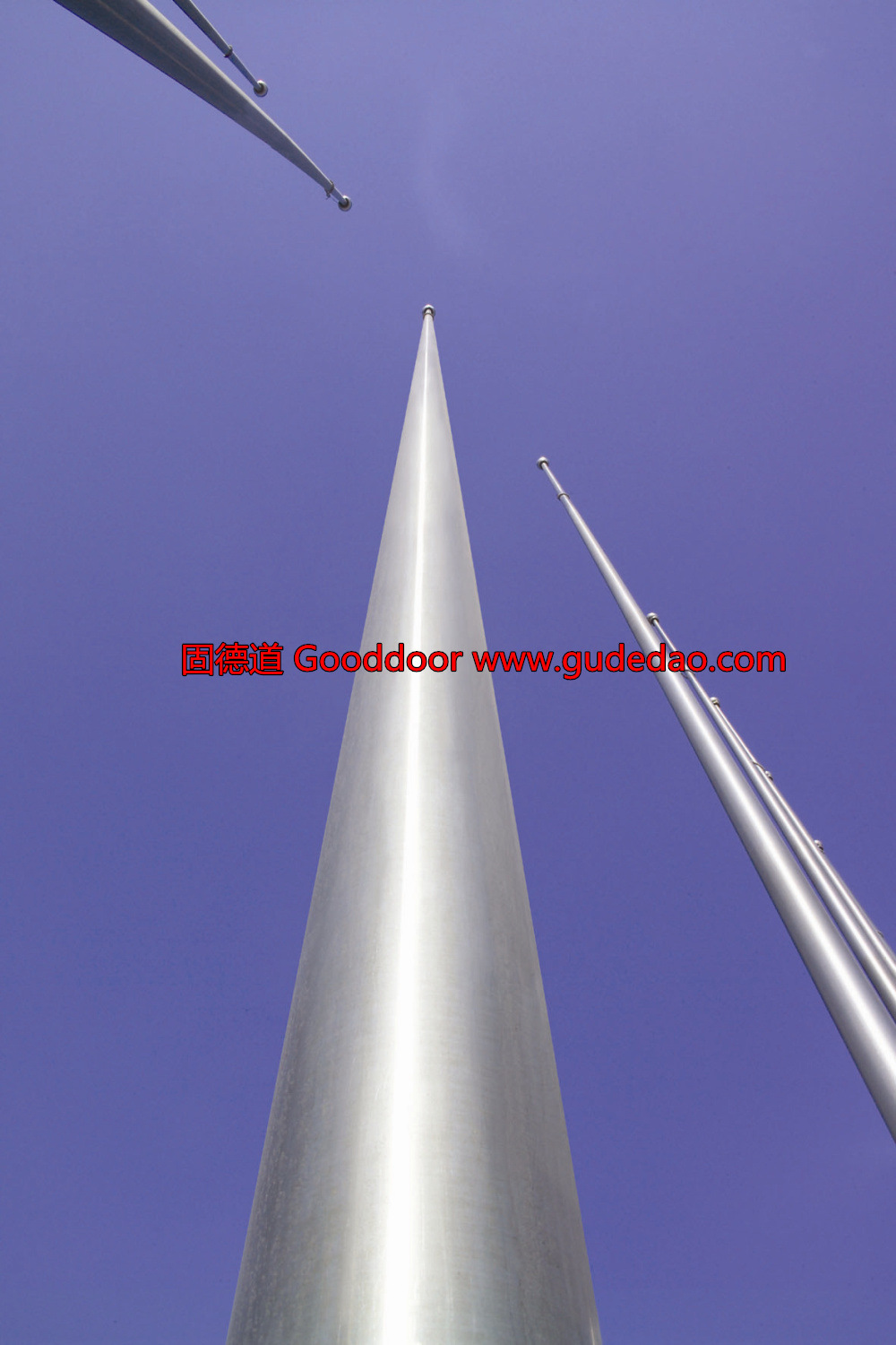 26、锥形旗杆特写