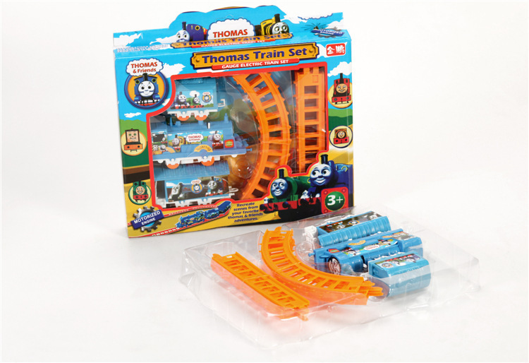 电动火车轨道车托马斯小火车头套装儿童男孩