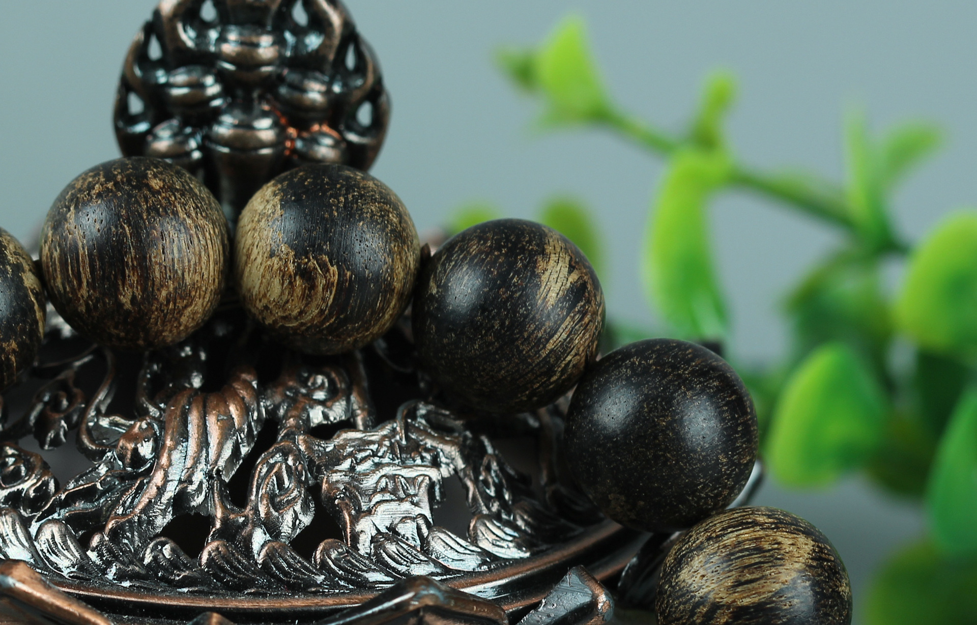 一线产区-达拉干沉香手串12mm*17颗,18克多,香味一级棒