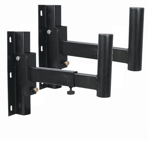 专业ktv舞台音箱壁架sp-15d全金属可伸缩卡拉ok环绕音响壁架一对