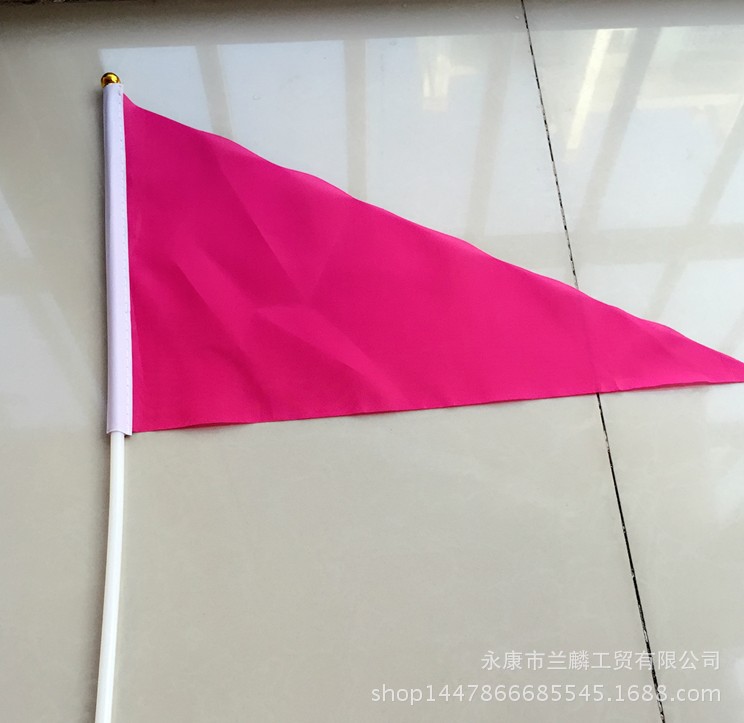 30x45cm小彩旗三角小红旗批发 节庆盛典手挥手摇旗彩旗定做
