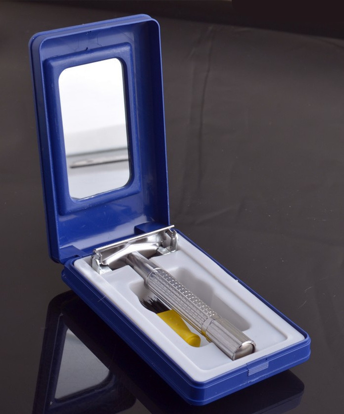 男杰金属剃须刀简易剃须刀手动刮胡刀手动剃须刀架两元货源977