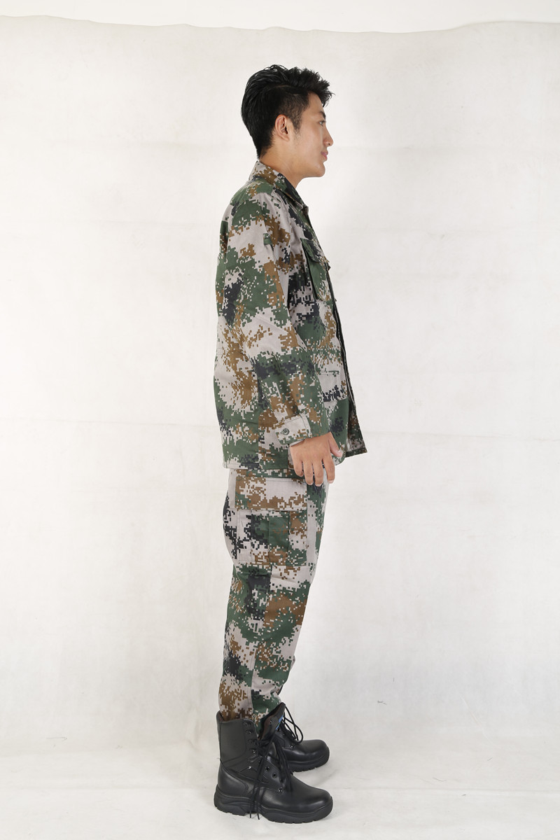 批发07迷彩服丛林迷彩服套装正品男女工作迷彩服军迷服学生作训服