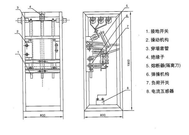 hxgn1512户外高压电缆分支箱一进三出带开关