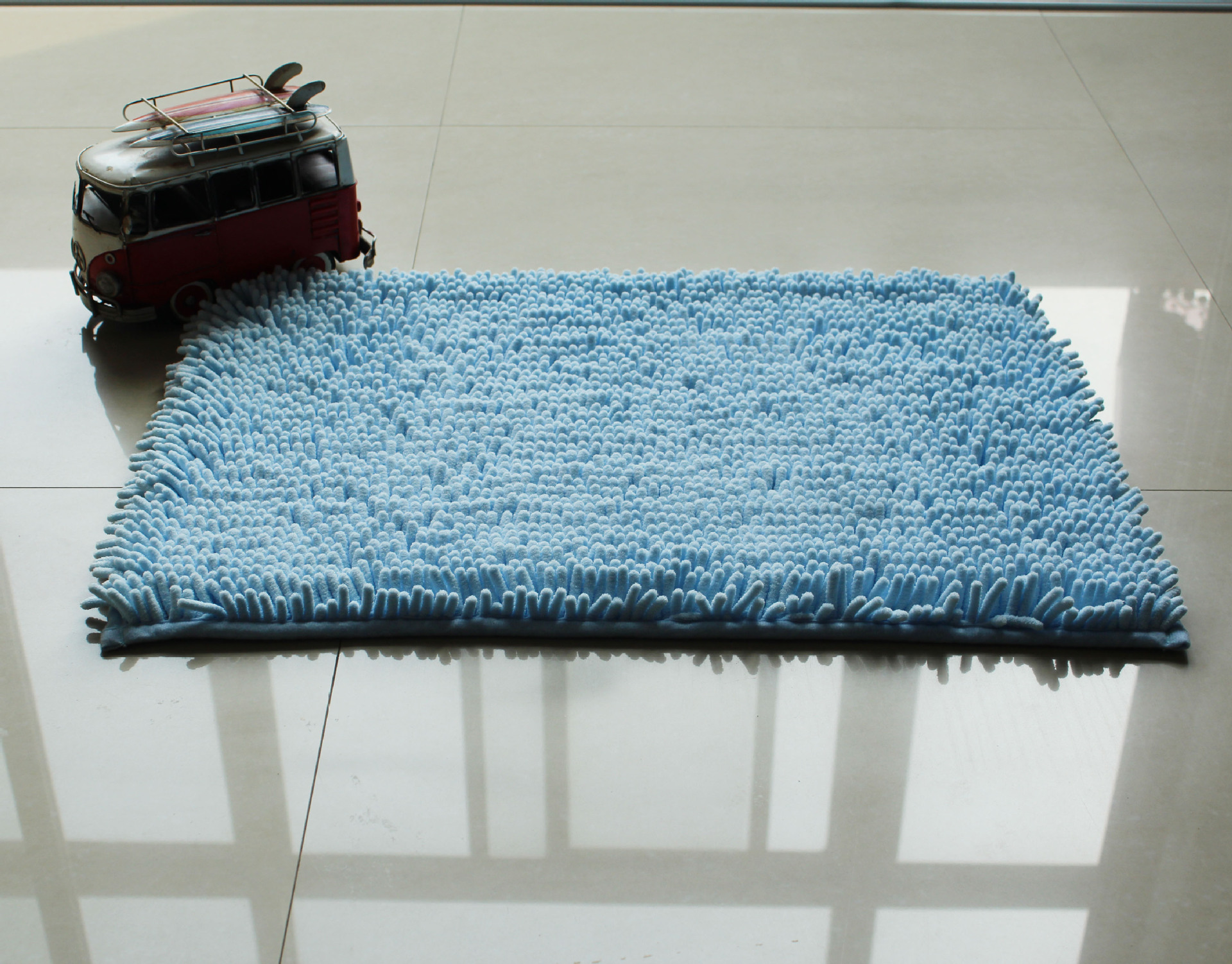 长毛 超细纤维雪尼尔吸水防滑地毯地垫 进门垫 浴室垫 可定制