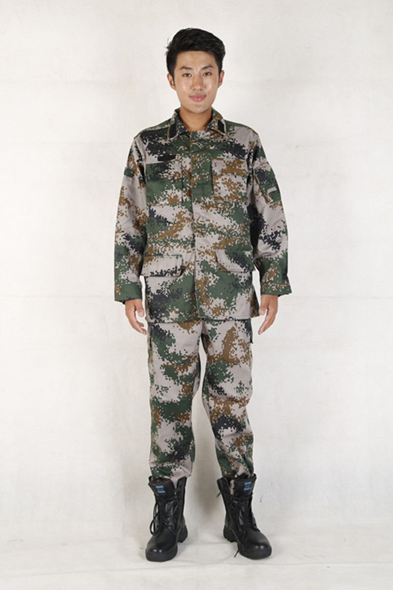 批发07迷彩服丛林迷彩服套装正品男女工作迷彩服军迷服学生作训服