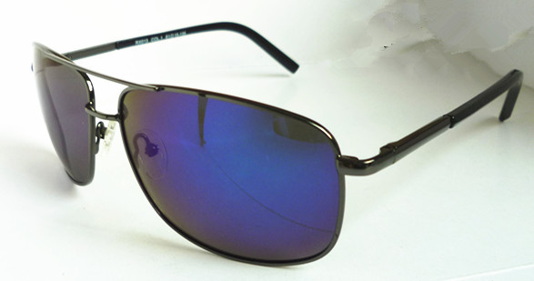 超轻偏光绿revo膜连体弹簧太阳镜男墨镜金属太阳眼镜厂家直销