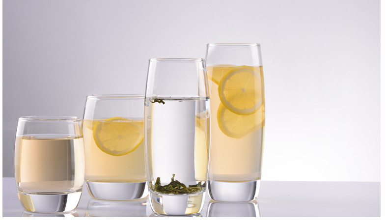 德力青苹果迪萨鼓形玻璃杯水杯 茶杯 威士