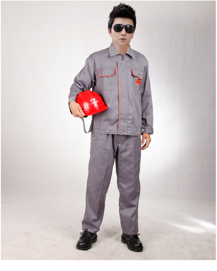 春秋冬长袖工作服套装 工地工程汽修厂服电焊劳保服 工装制服