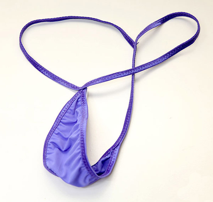 叶子媚情趣内裤冰丝 丁字裤女透明性感迷你小裆t裤情趣内衣透视