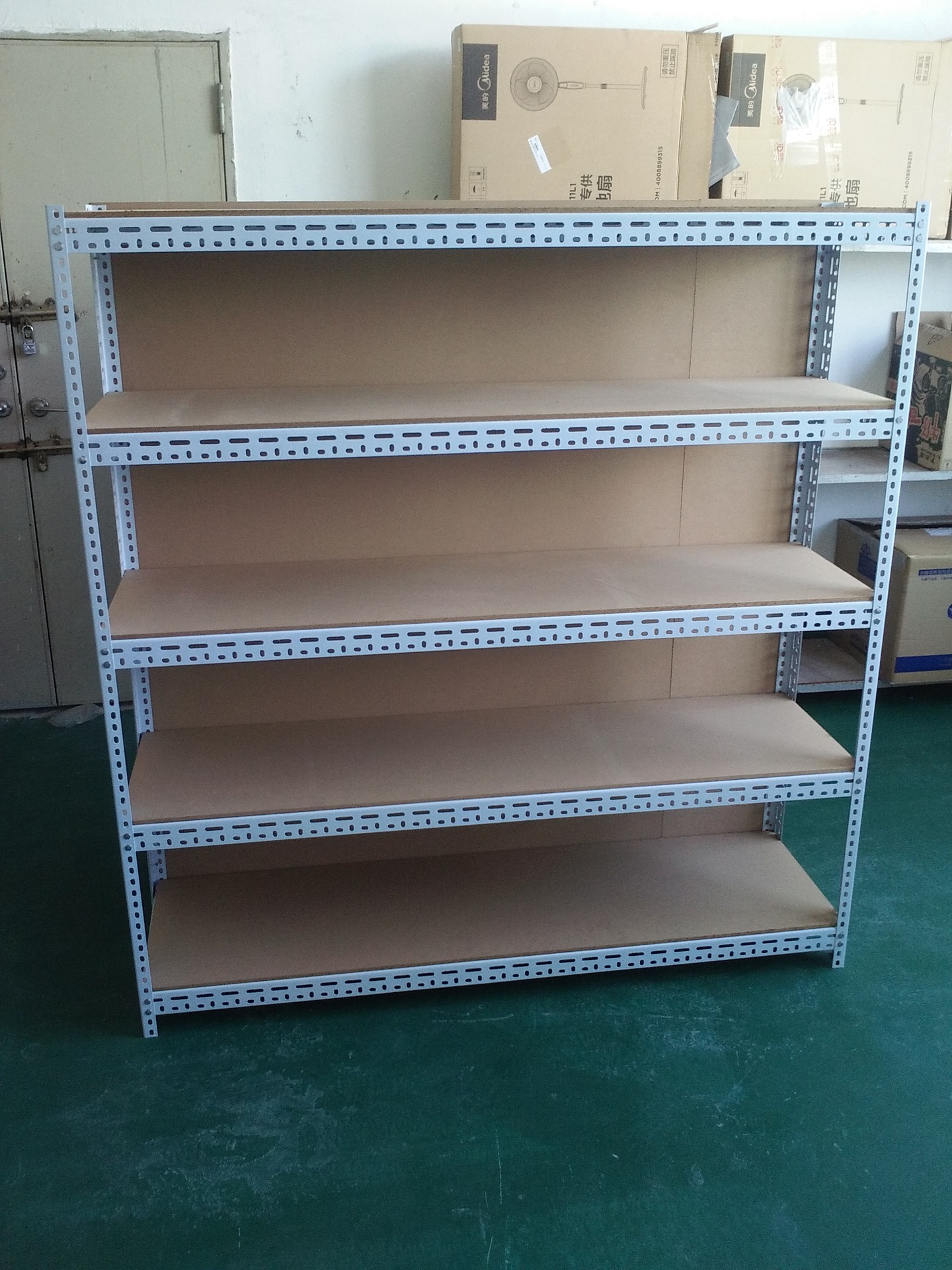 仓库货架厂家直销角钢/角铁架置物架 轻型电子物料货架加厚包邮