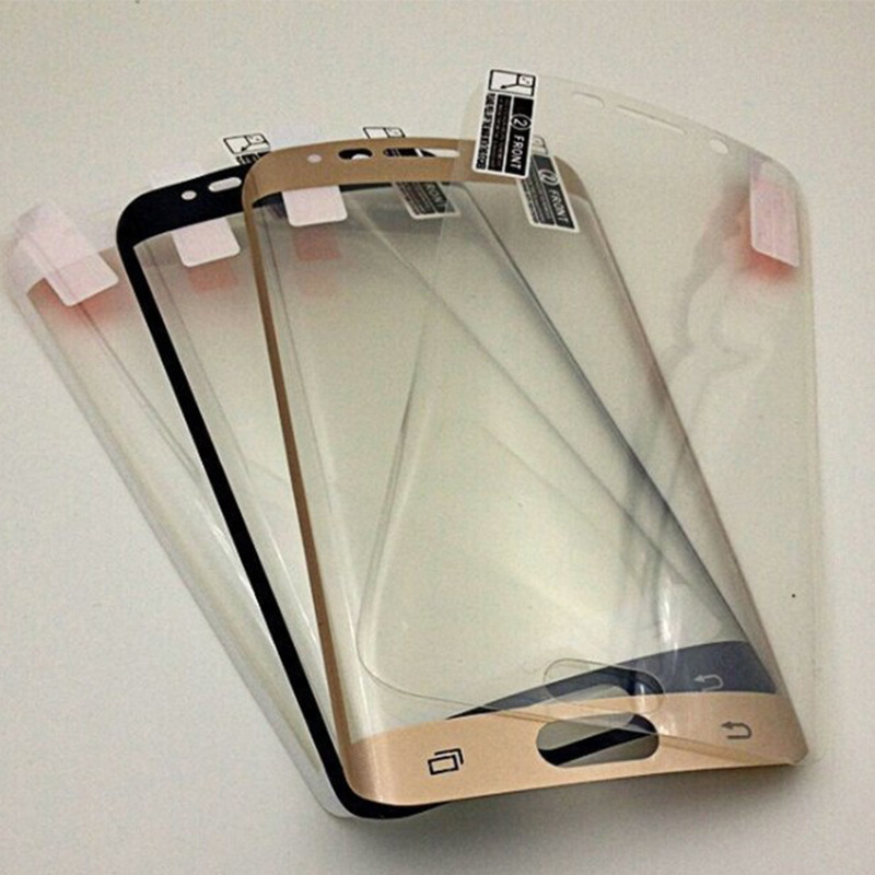 供应信息 手机保护膜 三星s6 edge plus热弯pet丝印贴膜 热弯成型pet