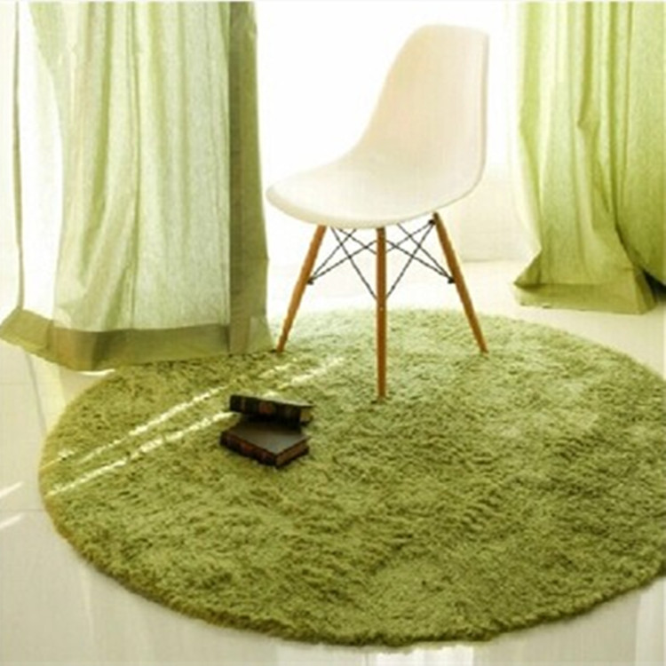 Long Hair 4.5cm round round Computer Chair Mat Carpet Floor Mat Zheng Duoyan Yoga Jian Cute Hanging Basket Floor Mat