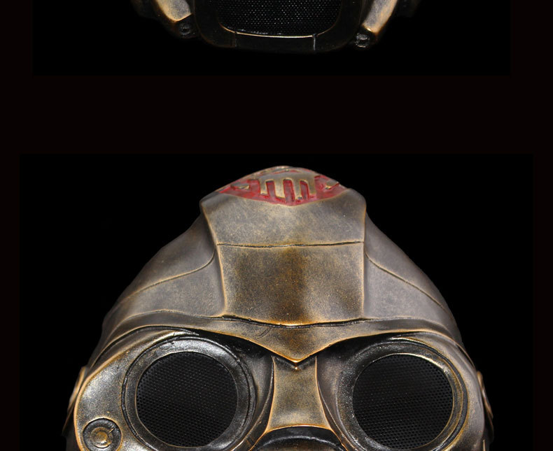 万圣节生化危机3幽灵恐怖辐射cs防护防毒面罩树脂面具 工厂批发