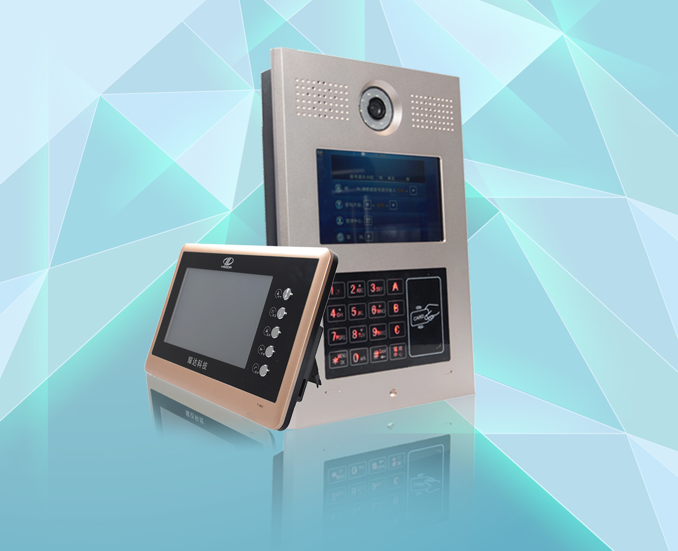 耀达ip数字联网管理系统楼宇对讲门口主机楼宇对讲生产厂家d368kf