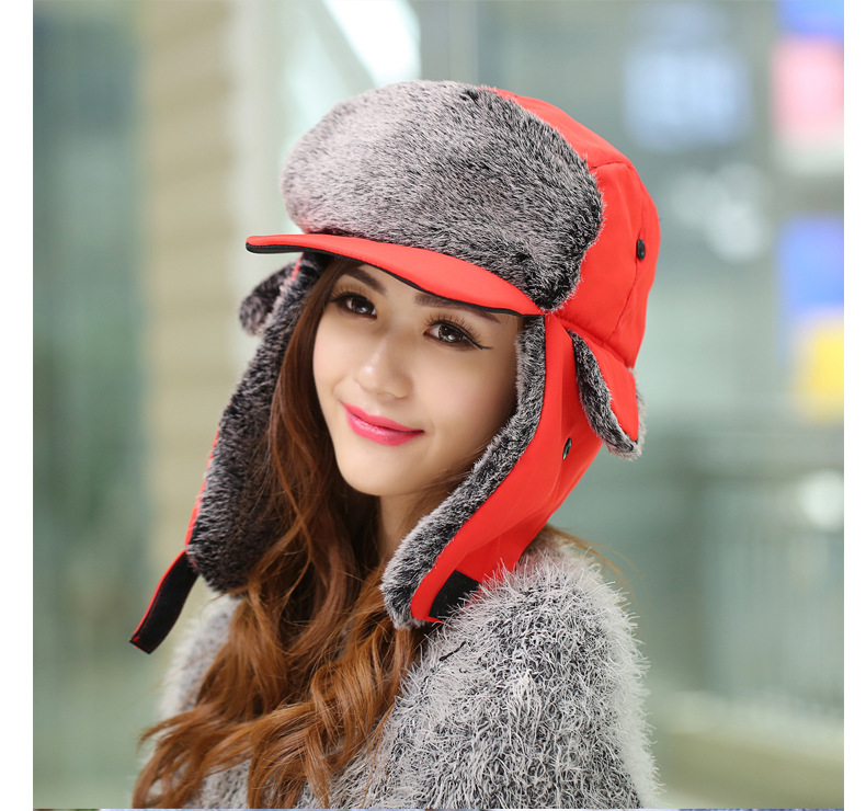 厂家直销塔丝绒鸭舌(雷锋帽) 冬季护耳保-帽子