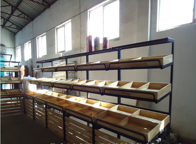 木质水果货架 超市水果蔬菜架便利店干果展示架三层水果货架批发